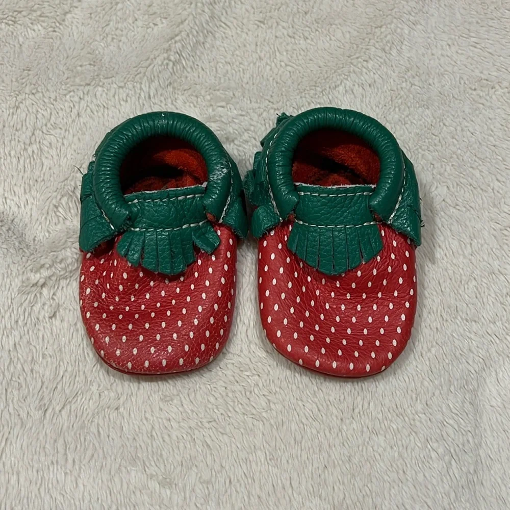 Freshly Picked Strawberry Shoes - Picture 1 of 3